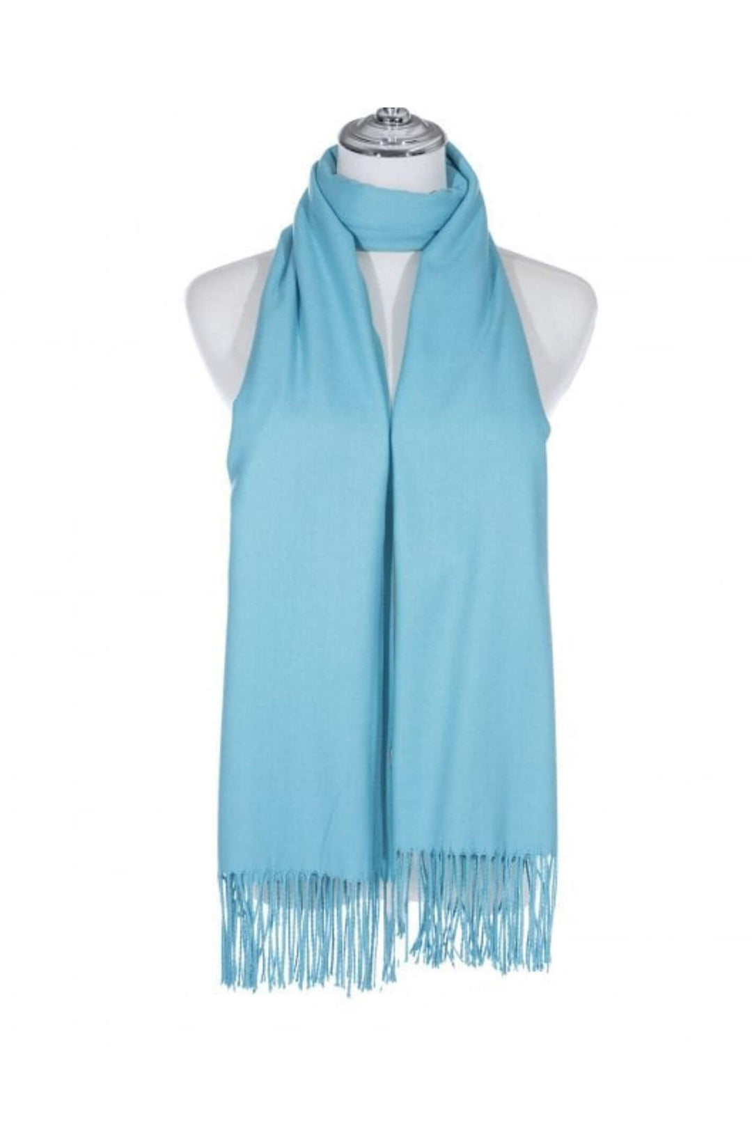 Park Lane Aqua Blue Pashmina Scarf