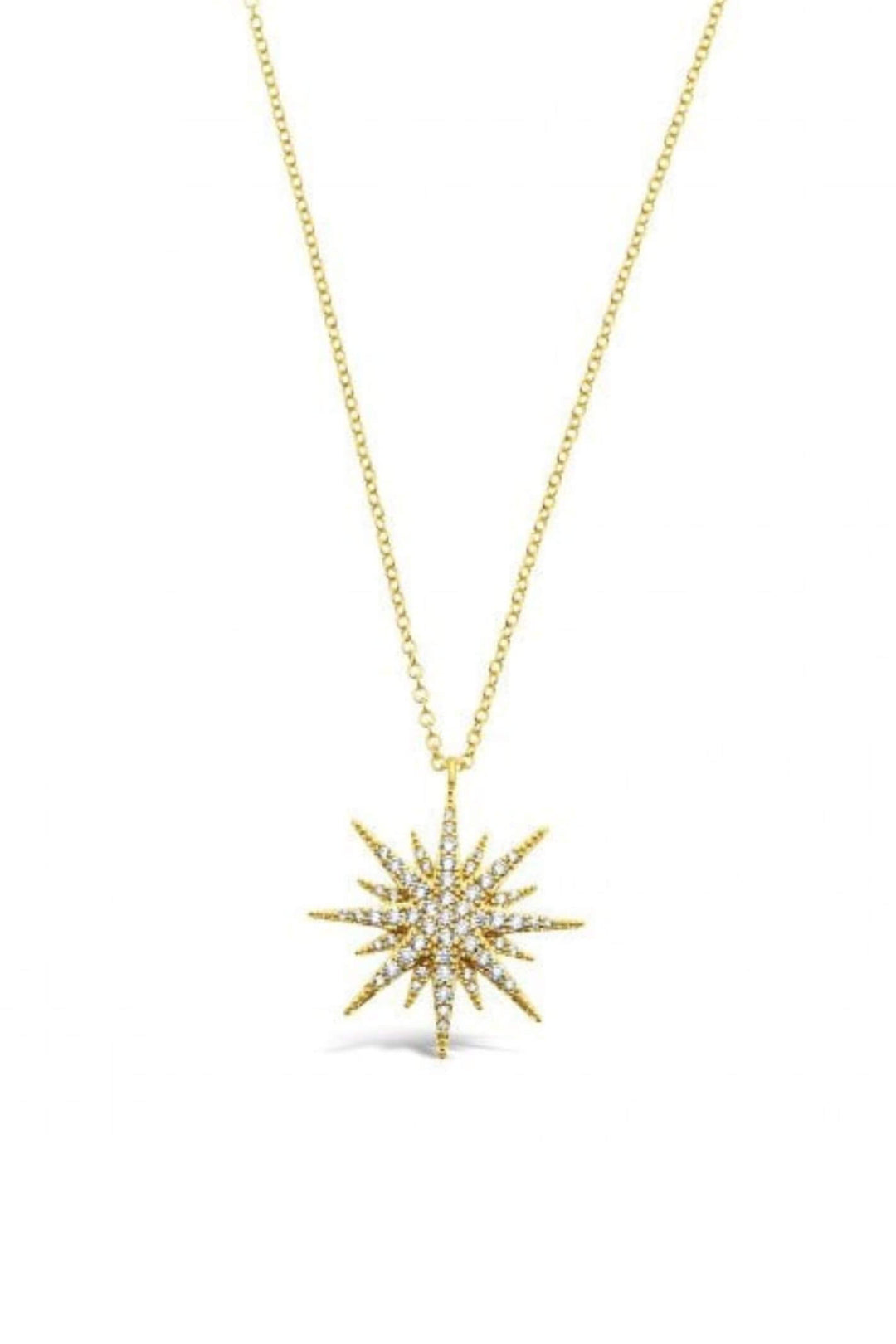 Park Lane Gold Plated Polaris Diamante Necklace