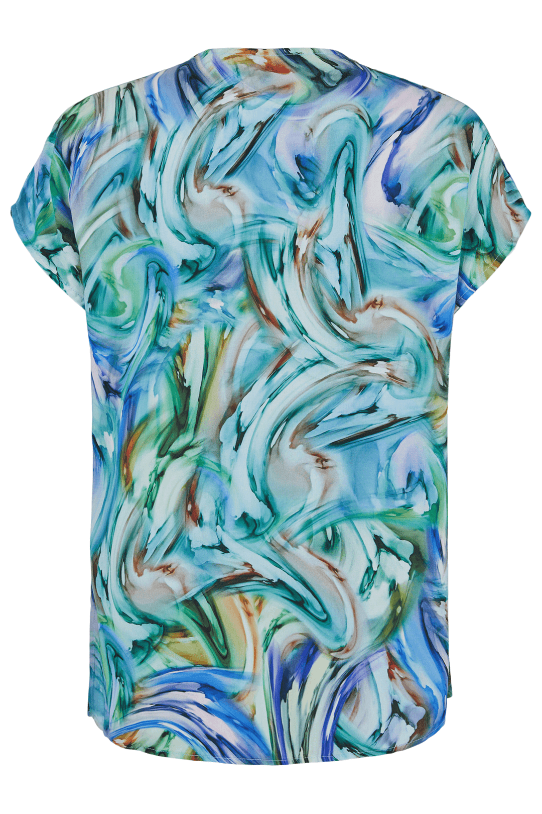 Sunday 6664 Blue Watercolour Marbled Top