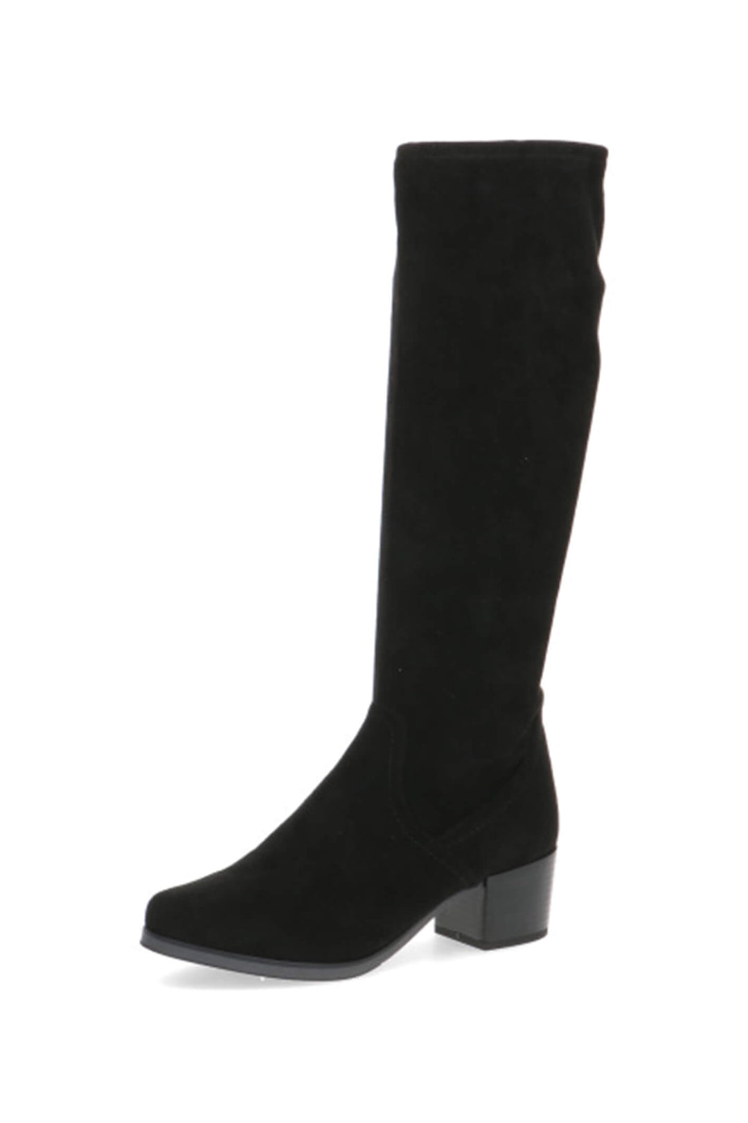 Caprice 25506-29 044 Black Stretch Knee High Boots - Experience Boutique