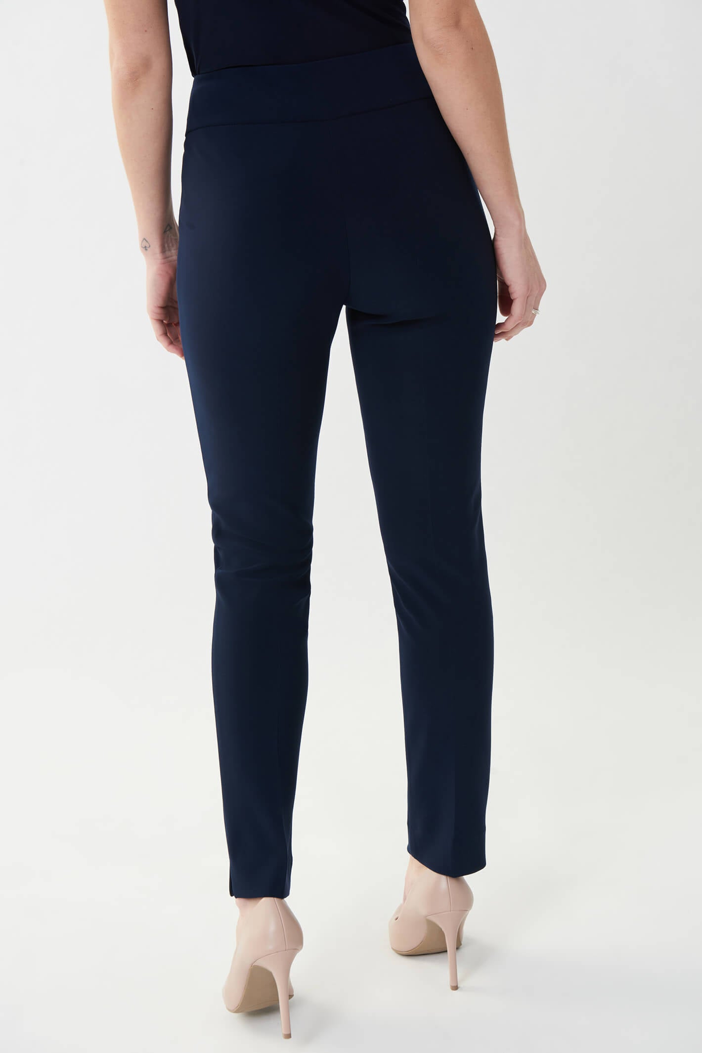 Byford by Pantaloons Midnight Blue Slim Fit Trousers