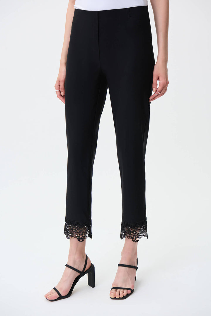 Joseph Ribkoff 231021 Black Evening Trousers - Experience Boutique