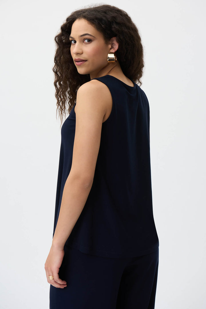 Joseph Ribkoff 231137 Midnight Blue Vest Top - Experience Boutique