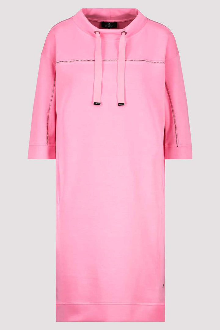 Monari 407515 Melon Pink Sweater Dress - Experience Boutique